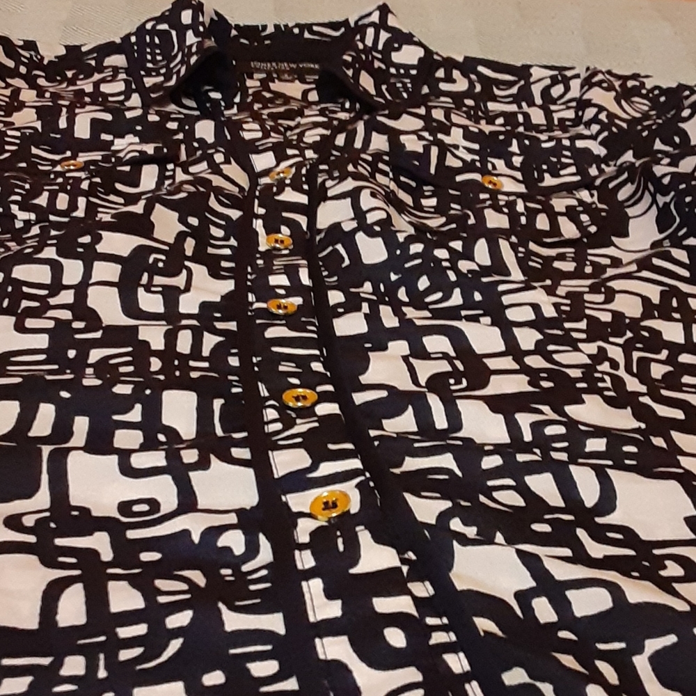 Patterned Button Down - Picture 2 of 5